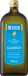 Масло оливковое DE CECCO Classico Olio Extra Vergine Di Oliva нерафинированное, высший сорт, 750мл