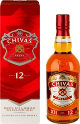 Виски CHIVAS REGAL Шотландский купажированный 12 лет 43%, п/у, 0.75л