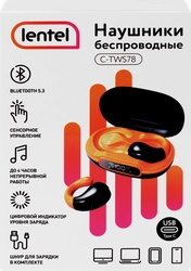 Наушники вкладные беспроводные LENTEL bluetooth 5.3, Арт. C-TWS78