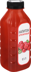 Напиток Брусничный негазированный, 0.5л