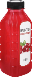 Напиток Клюквенный негазированный, 0.5л