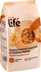 Макароны безглютеновые ЛЕНТА LIFE Спиральки, из кукурузной муки с добавлением амарантовой, 250г