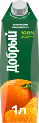 Изображение товара Напиток сокосодержащий ДОБРЫЙ Апельсин, мандарин, 1л