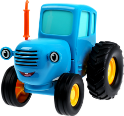 Изображение товара Игрушка инерционная ТЕХНОПАРК модель синий трактор 11см, металл, свет-звук, Арт. 343453