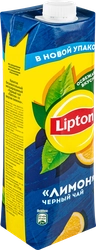 Напиток LIPTON Черный чай со вкусом лимона негазированный, 0.95л