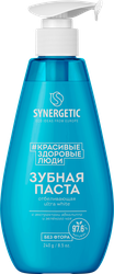 Изображение товара Зубная паста SYNERGETIC Ultra White отбеливающая, 240г