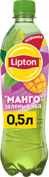 Напиток LIPTON Зеленый чай со вкусом манго негазированный, 0.5л