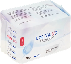 Прокладки ежедневные LACTACYD Extra Large, 20шт