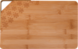 Изображение товара Доска разделочная HOMECLUB Winter Classics 30х19х1см, бамбук, Арт. OX-BB2