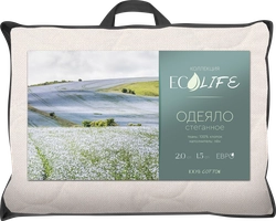 Одеяло 1,5-спальное ECOLIFE перкаль