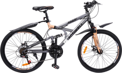 Изображение товара Велосипед горный ACTIWELL Hardy, колеса 24" стальная рама 18 скоростей, в ассортименте, Арт. HRD24ST-U