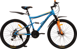 Велосипед горный ACTIWELL Hurricane, колеса 27,5" алюминиевая рама 21 скорость, в ассортименте, Арт. HUR26AL-U