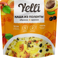 Каша из поленты YELLI Абрикос-арония, 60г