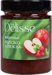 Варенье DELISSE Яблоко-клюква, 275г