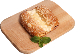 Изображение товара Сдоба Сладкое трио с творогом и черной смородиной, 130г