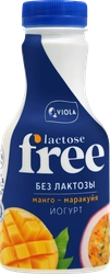 Йогурт питьевой VIOLA Free Манго, маракуйя безлактозный 1,1%, без змж, 270г