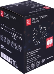 Гирлянда электрическая PLATINUM CHOICE 200LED 15м, теплый/холодный белый IP20, Арт. 19-201028