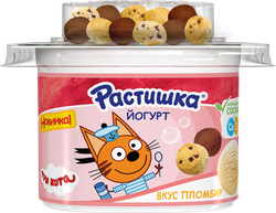Йогурт РАСТИШКА Пломбир и печеньем с шоколадом и с какао обогащенный 3%, без змж, 116г