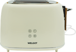 Тостер WELGOT Nude, электронный дисплей, Арт. ST-284D