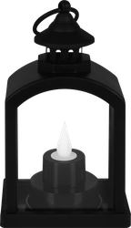 Изображение товара Фонарь светодиодный HOMECLUB плетеный со свечой 15,5см, 1LED, Арт. WPS240023-2