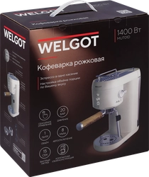 Кофеварка рожковая WELGOT, Арт. MUT01D