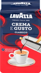 Кофе молотый LAVAZZA Crema e Gusto натуральный жареный, 250г
