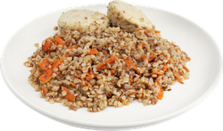 Изображение товара Биточки паровые ВКУСНО ЖИТЬ с гречкой и овощами, 250г