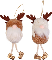 Изображение товара Украшение елочное HOMECLUB Гномик с рожками 17см, в ассортименте, Арт. 23C-5577K1-2.E1-2.N1-2