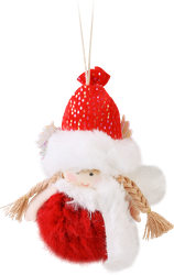 Изображение товара Украшение елочное HOMECLUB Ангел в блестящем шарфике 10см, в ассортименте, Арт. 23C-5604