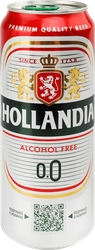 Пиво безалкогольное HOLLANDIA фильтр. пастер. светлое алк. не более 0,5% ж/б