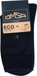 Носки мужские OMSA For men гладь, blu, размеры в ассортименте, Арт. OMSA ECO 406