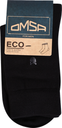 Носки мужские OMSA For men гладь, nero, размеры в ассортименте, Арт. OMSA ECO 406