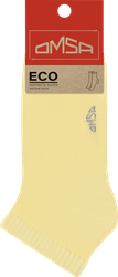 Носки женские OMSA укороченные, lemon, pesca, размеры в ассортименте, Арт. OMSA ECO 252