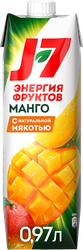 Изображение товара Нектар J7 из манго с мякотью, 0.97л