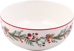 Изображение товара Салатник HOMECLUB Red Berries 480мл, фарфор, Арт. ED-b17