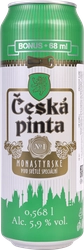 Пиво светлое CESKA PINTA №1 MONASTYRSKE фильтр. паст. алк.5,9% ж/б