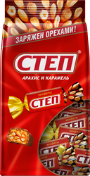 Конфеты СТЕП Золотой Степ глазированные, 174г