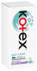 Прокладки ежедневные KOTEX Bio-care длинные 18х6