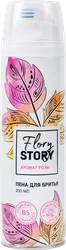 Пена для бритья женская FLORY STORY с экстрактом розы и пантенолом, 200мл