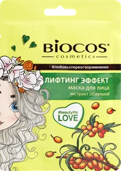 Маска тканевая BIOCOS Лифтинг-эффект, 32,5г