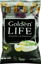 Чипсы картофельные GOLDEN LIFE cо вкусом Камамбера с розмарином, 90г