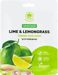 Изображение товара Маска тканевая NAME SKIN CARE Skinfood Лайм и лемонграсс, 22г