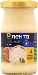 Хрен ЛЕНТА Столовый острый, 170г