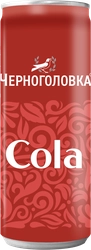 Напиток ЧЕРНОГОЛОВКА Кола сильногазированный, 0.33л