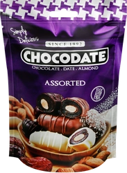 Финики CHOCODATE Ассорти с миндалем, 100г