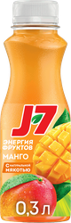 Изображение товара Нектар J7 из манго с мякотью, 0.3л