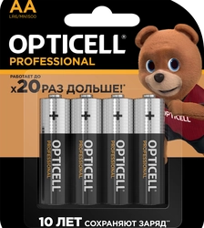 Элемент питания OPTICELL Professional АА, Арт. 5052001, 4шт