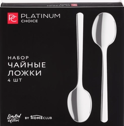 Набор столовый PLATINUM CHOICE ложки чайные, Арт. TR-9912, 4шт