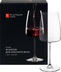 Набор бокалов для красного вина PLATINUM CHOICE 670мл, Арт. 65986, 2шт