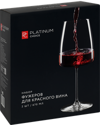 Набор бокалов для красного вина PLATINUM CHOICE 670мл, Арт. 65986, 2шт